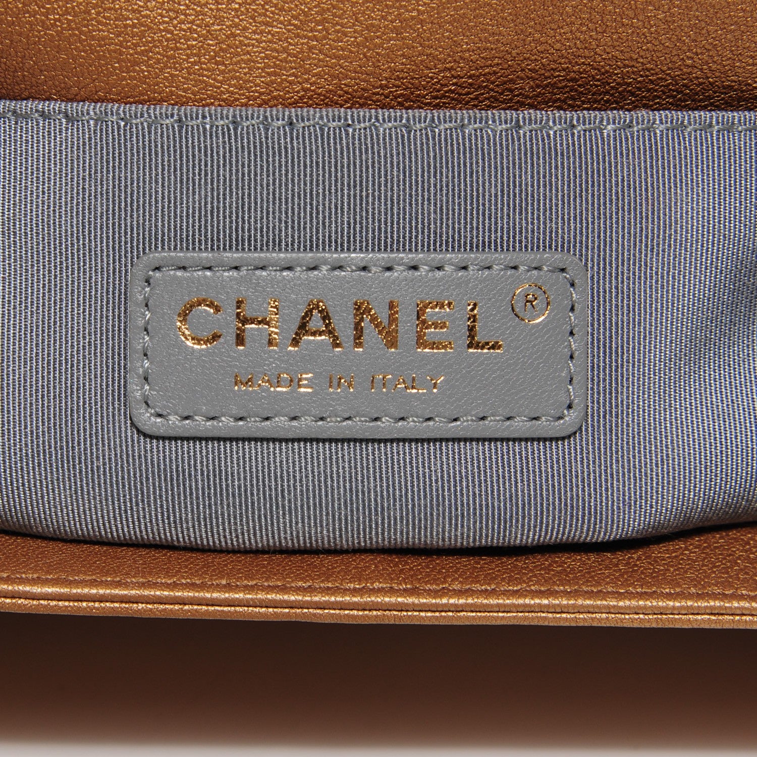 Chanel Metallic Lambskin Small Golden CC Boy Flap Gold 6 of 8