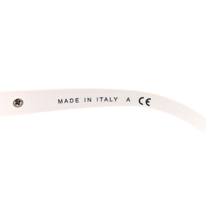 Chanel Lambskin Quilted CC Aviator Sunglasses 4195-Q White Silver 6 of 8