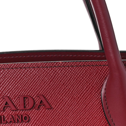 Prada Saffiano Cuir Small Monochrome Top Handle Tote 9 of 10