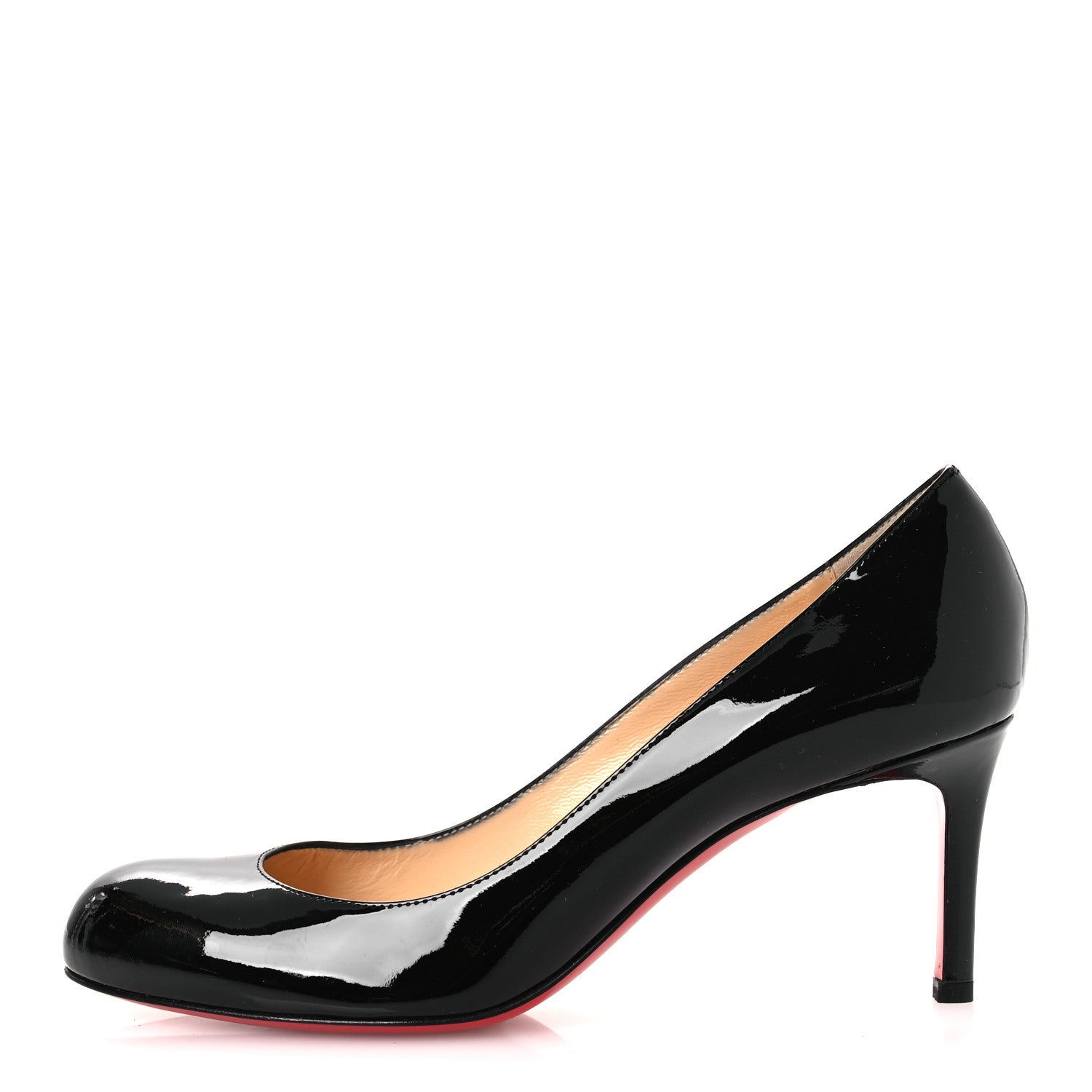 Christian Louboutin Patent Simple 70 Pumps 38.5 Black 1 of 10