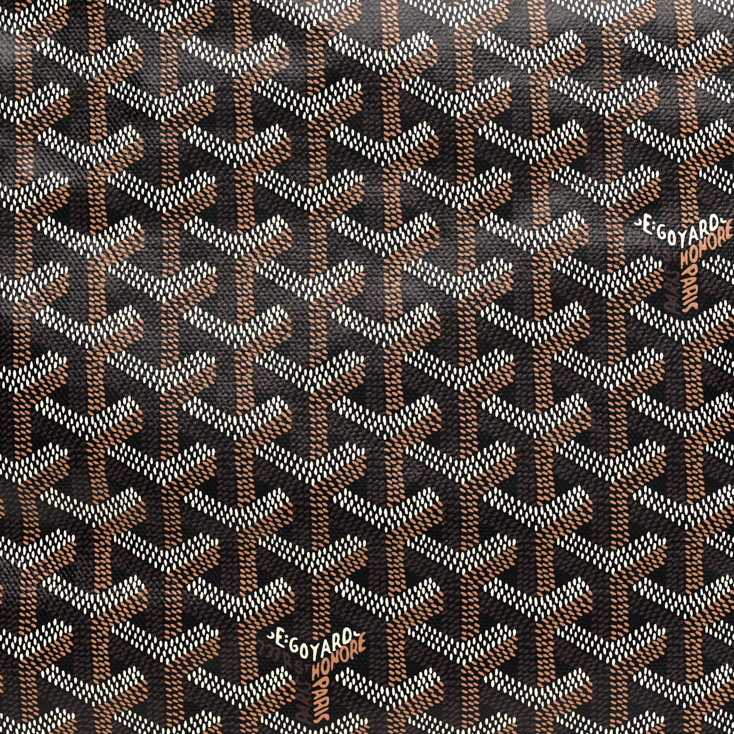 Goyard Goyardine Saint Leger Soft Briefcase Backpack Black Gold 8 of 10