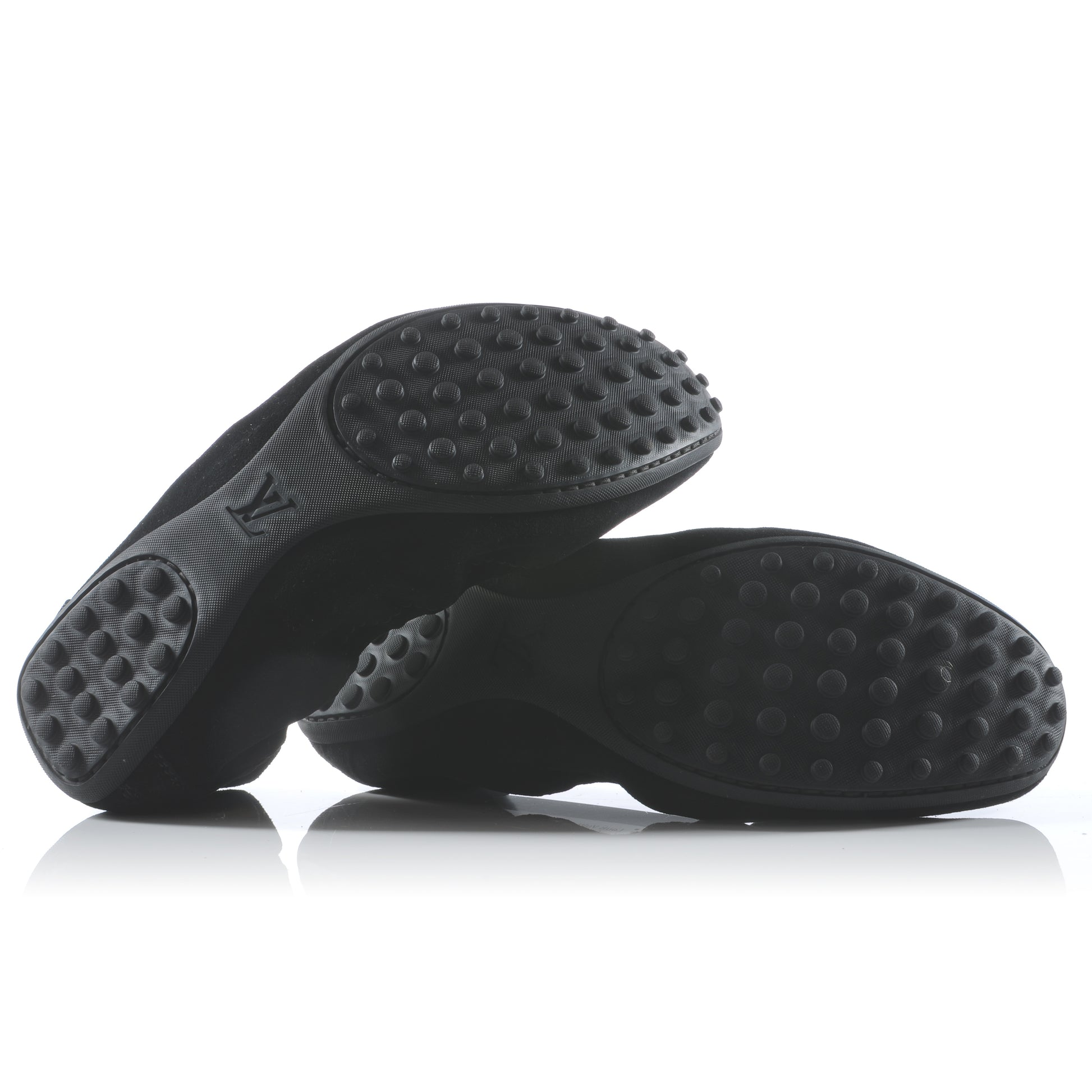 Louis Vuitton Suede Lovely Ballet Flats 38 Black 4 of 7
