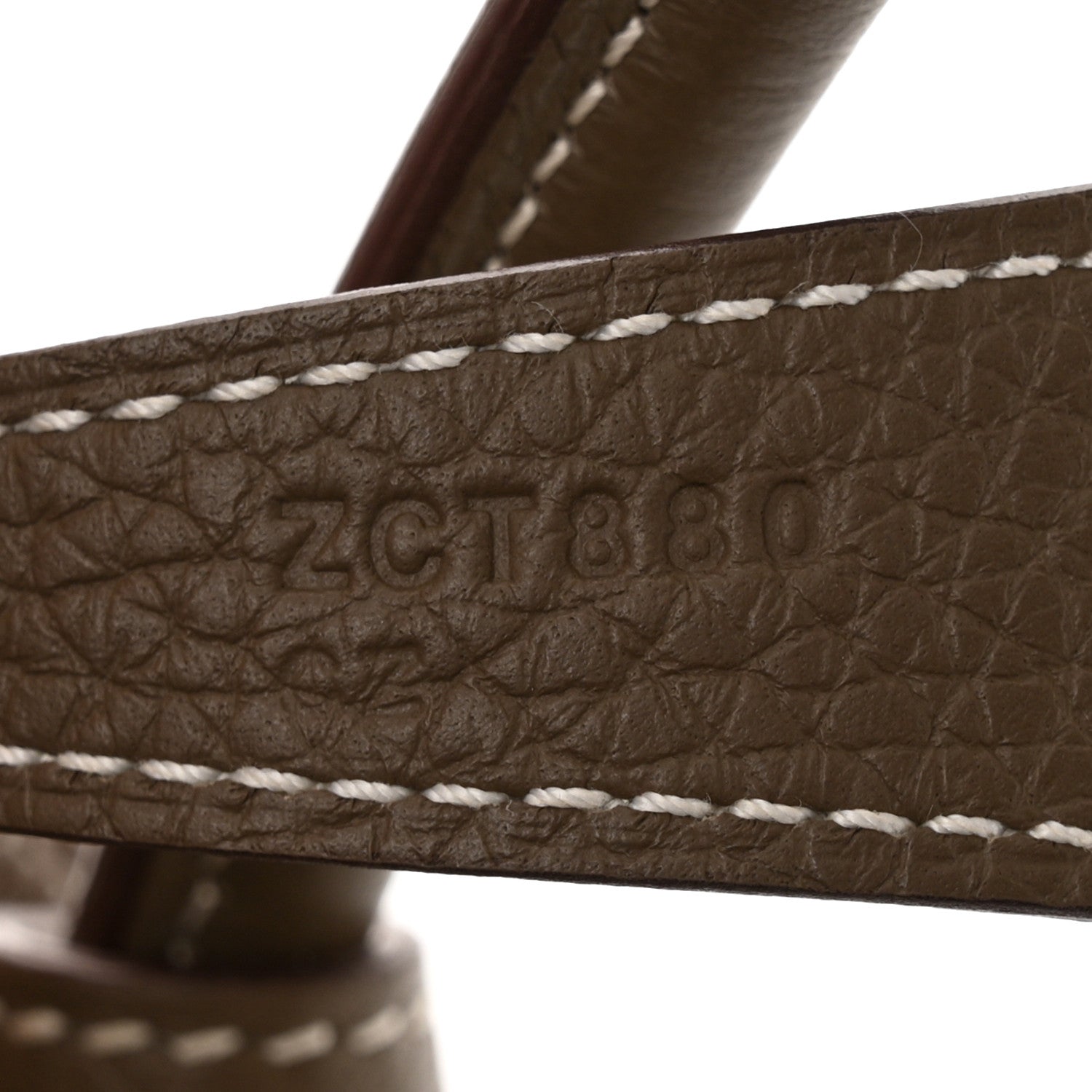 Hermes Taurillon Clemence Lindy 26 Etoupe 7 of 11