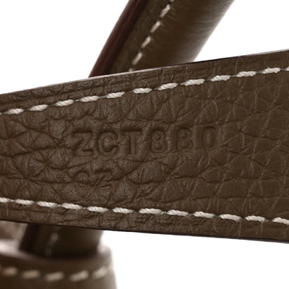 Hermes Taurillon Clemence Lindy 26 Etoupe 7 of 11