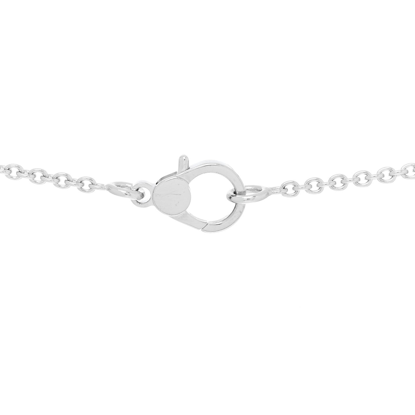 18K White Gold Diamond Finesse Pendant Necklace