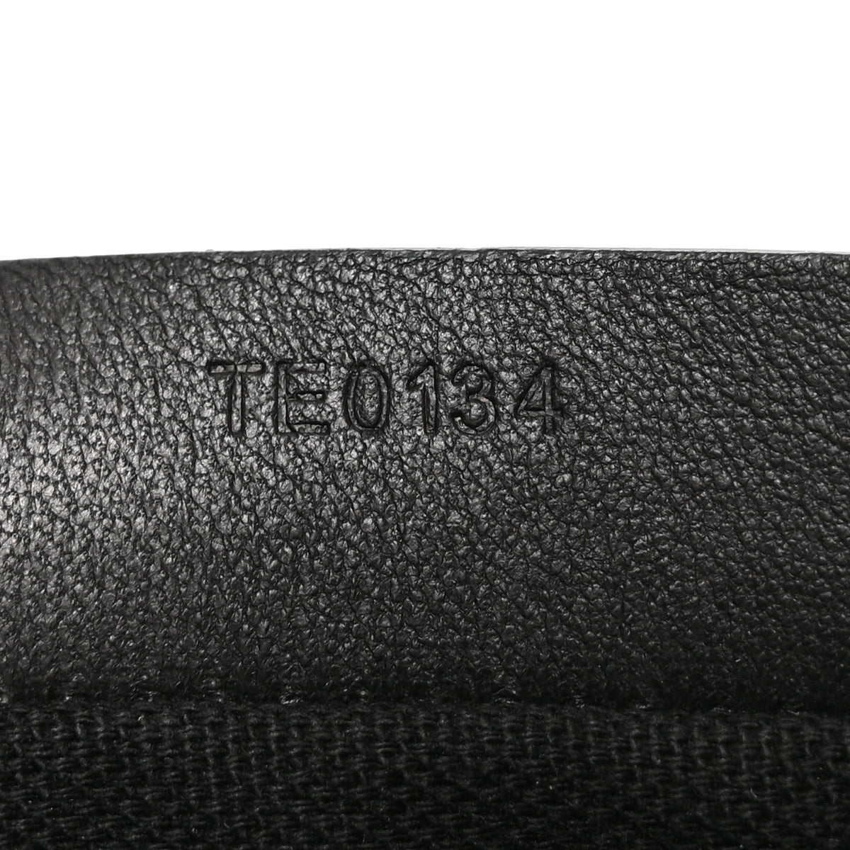 Textured Coated Canvas Bambi Print Medium Cosmetic Pouch Black