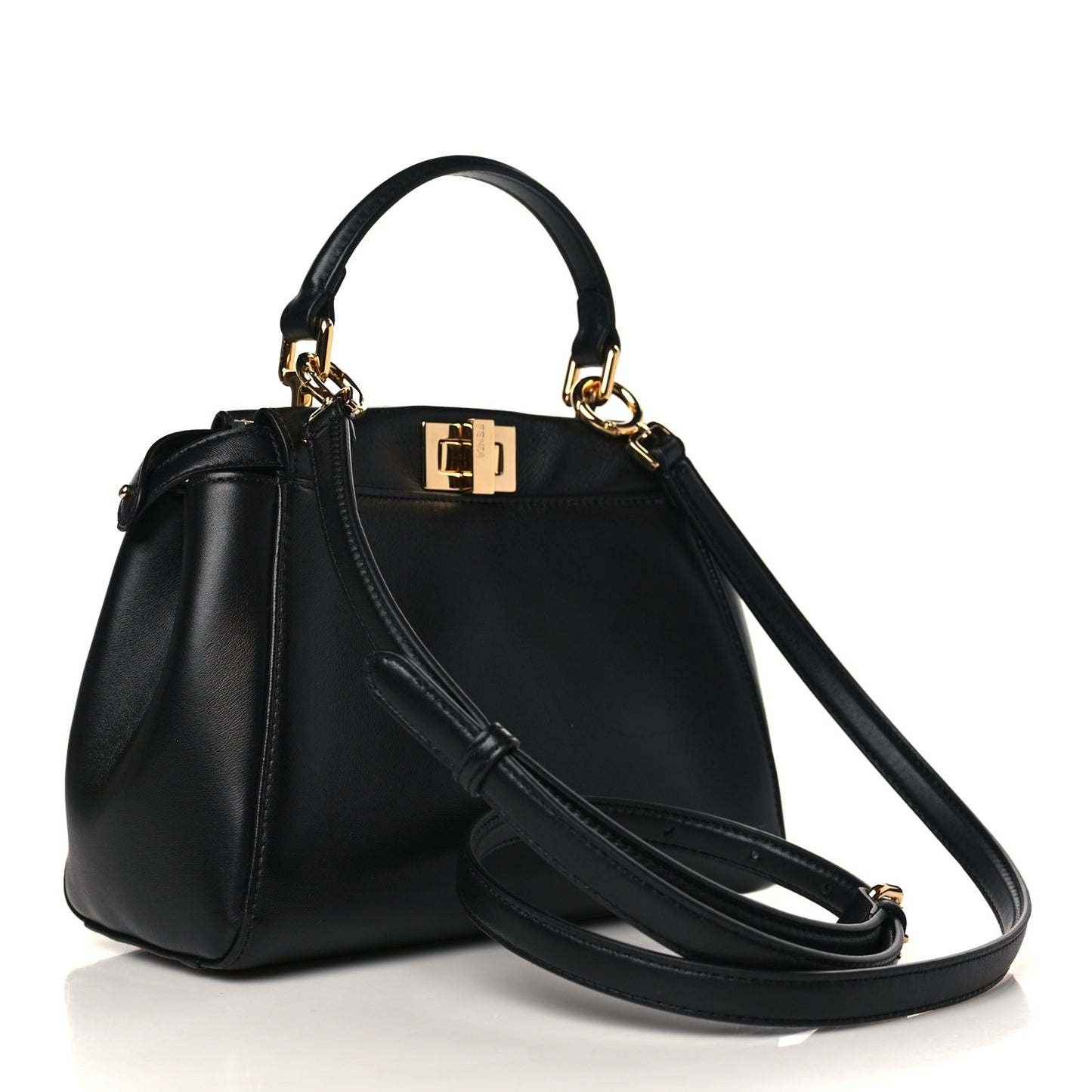 Nappa Mini Peekaboo Iconic Satchel Black