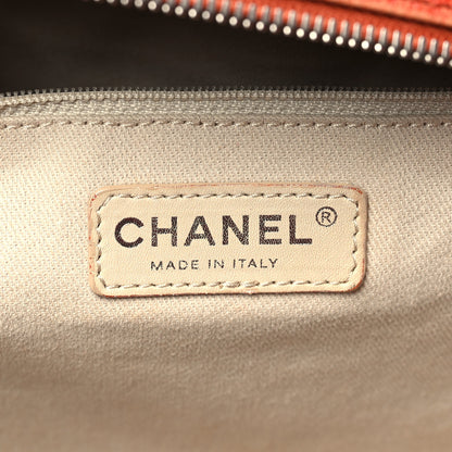Chanel Caviar Quilted Timeless Bowler Orange 6 of 12