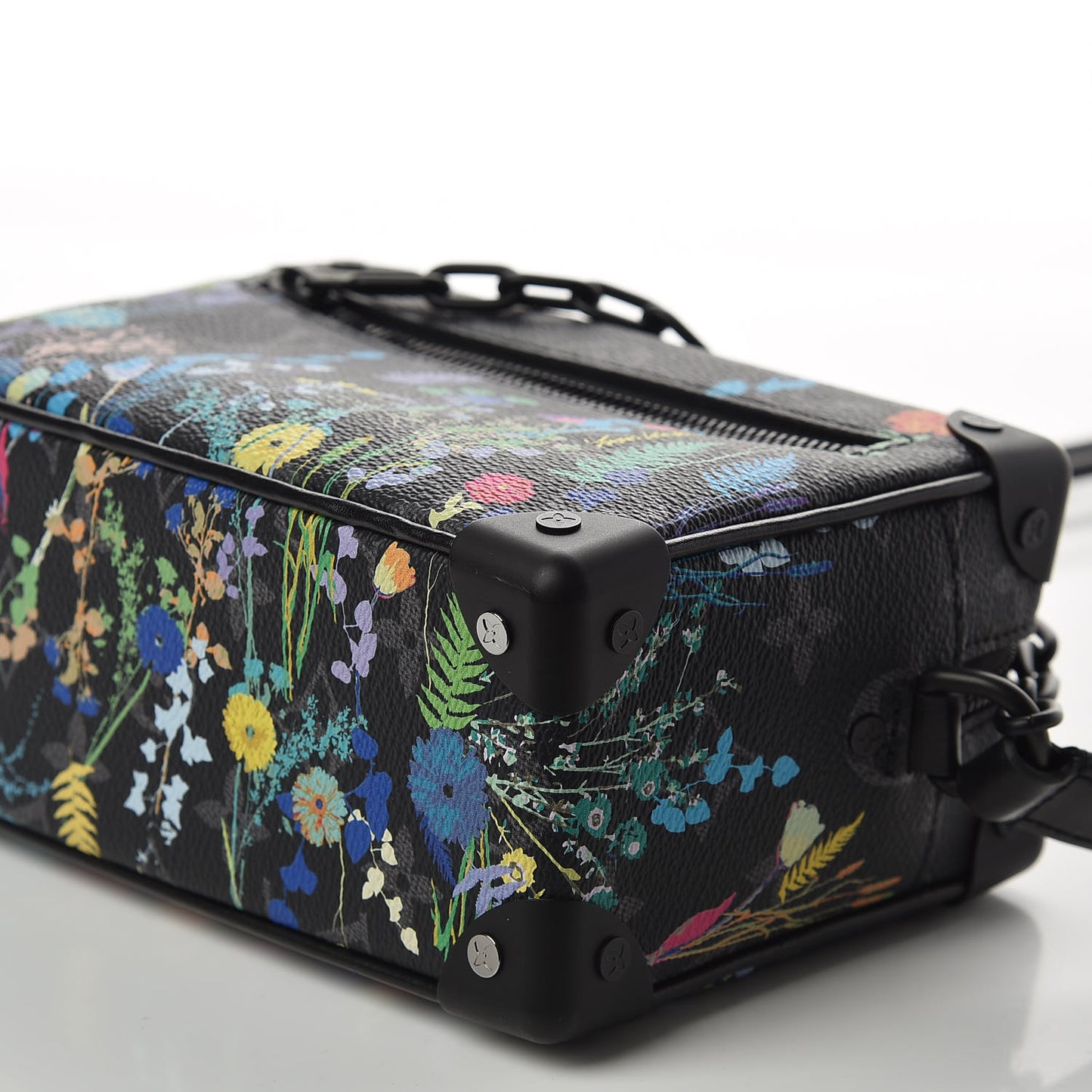 Monogram Eclipse Flower Print Mini Soft Trunk