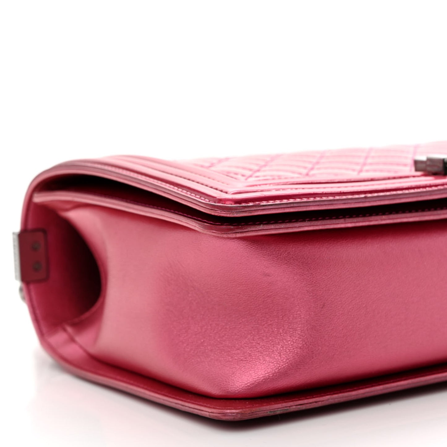Quilted Patent Pink