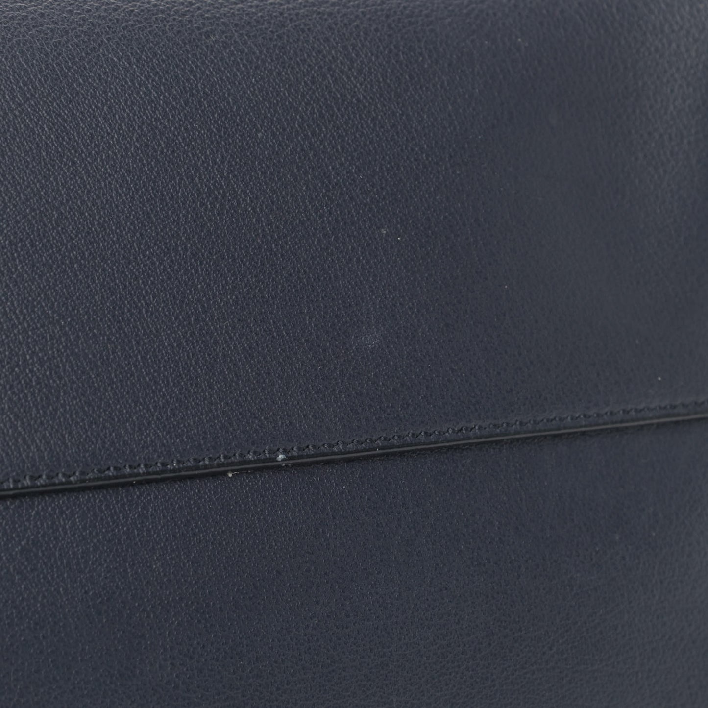 Calfskin Shopping Tote Navy
