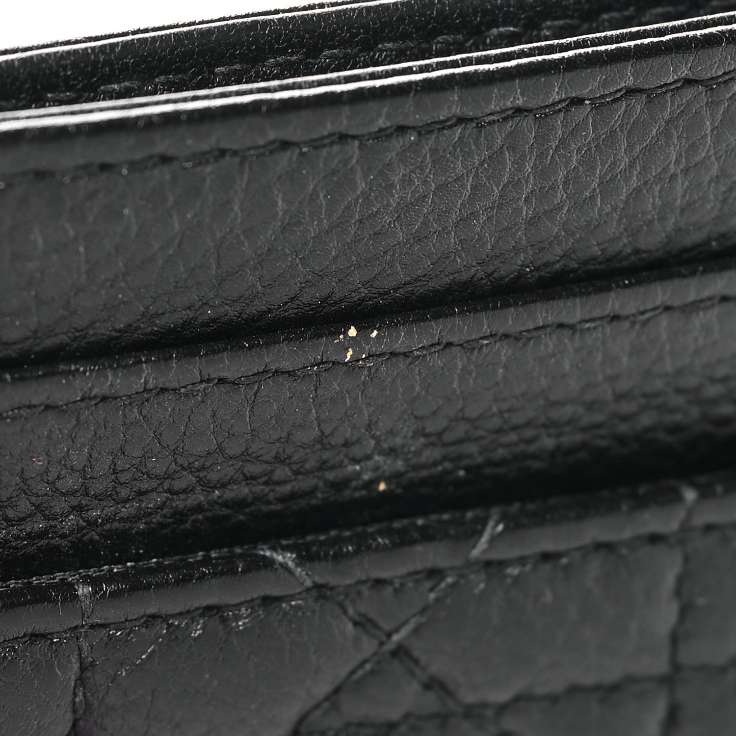 Christian Dior Supple Calfskin Cannage Caro Five-Slot Card Holder Black 11 of 11