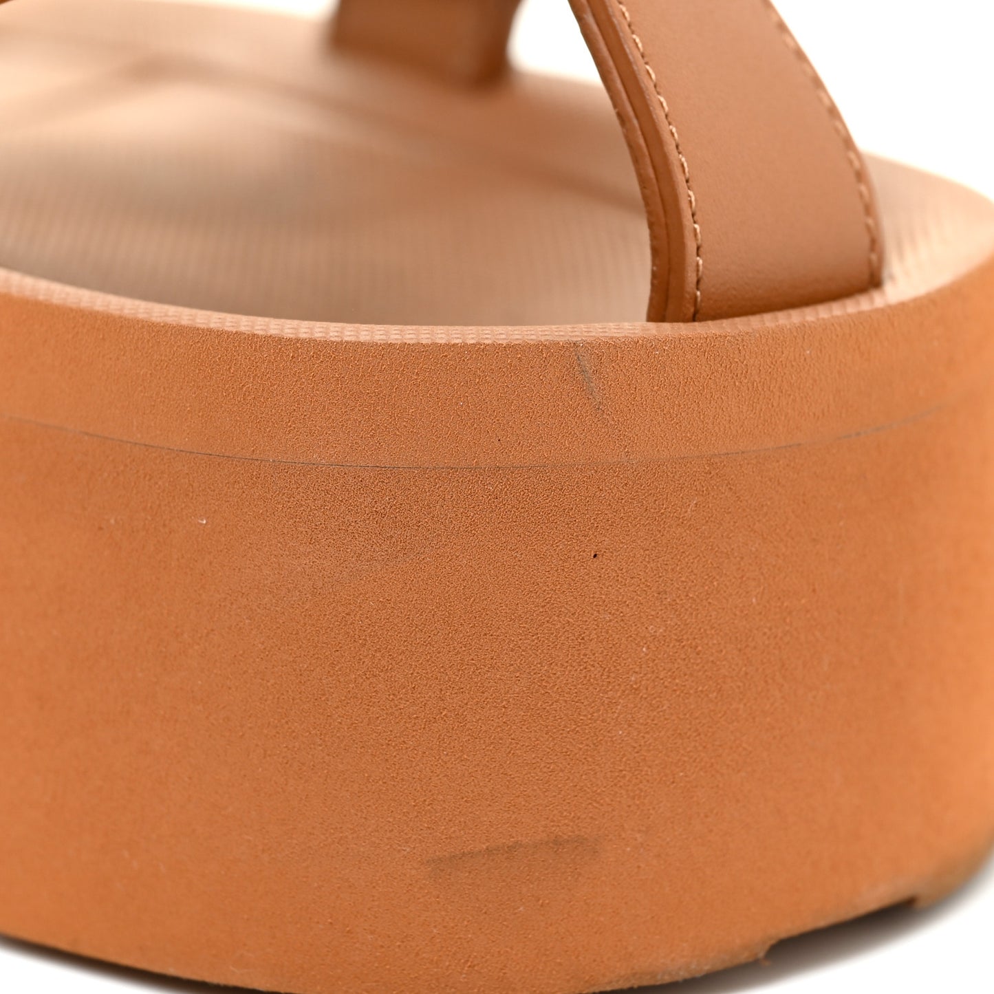 Calfskin Womens Enid Sandals 37 Gold