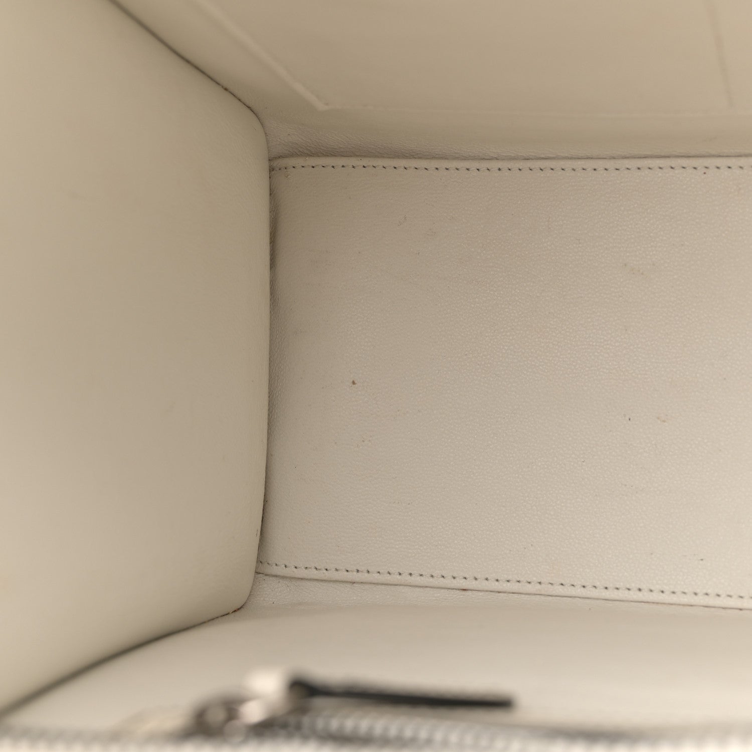 Celine Satin Calfskin Micro Debossed Luggage White 11 of 15