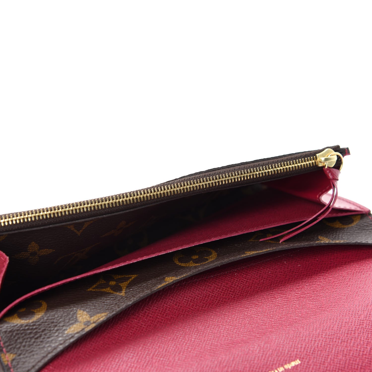 Louis Vuitton Monogram Emilie Wallet Fuchsia 5 of 13