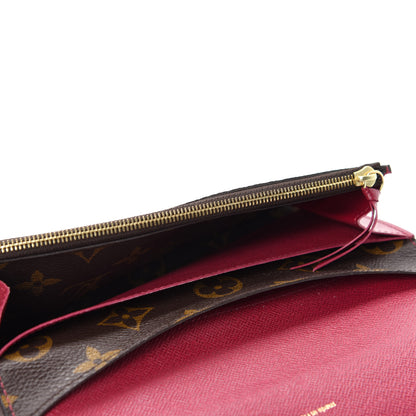 Louis Vuitton Monogram Emilie Wallet Fuchsia 5 of 13