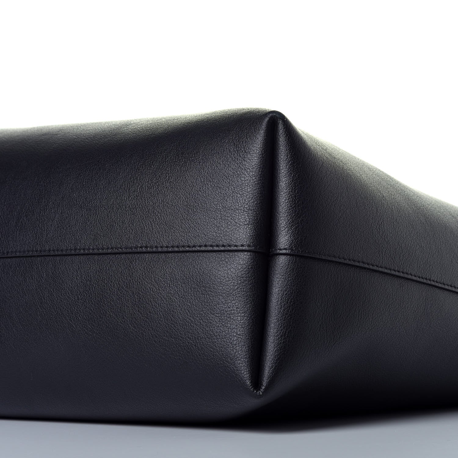 Saint Laurent Calfskin Large Shopping Tote Black 8 of 9