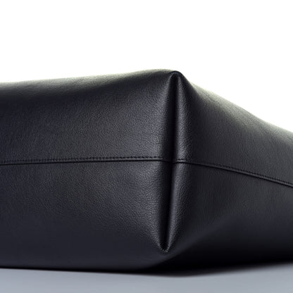 Saint Laurent Calfskin Large Shopping Tote Black 8 of 9