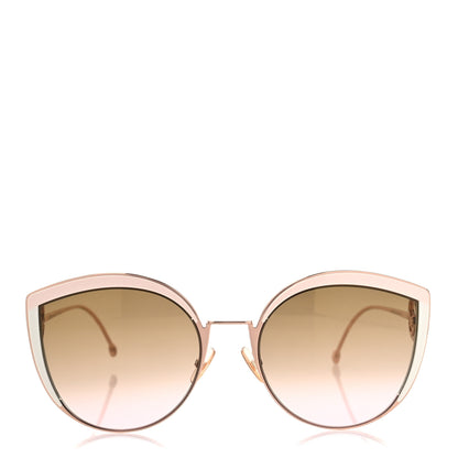 Fendi Metal Acetate F is Fendi Cat Eye Sunglasses FF 0290/S  Pink Gold 2 of 7