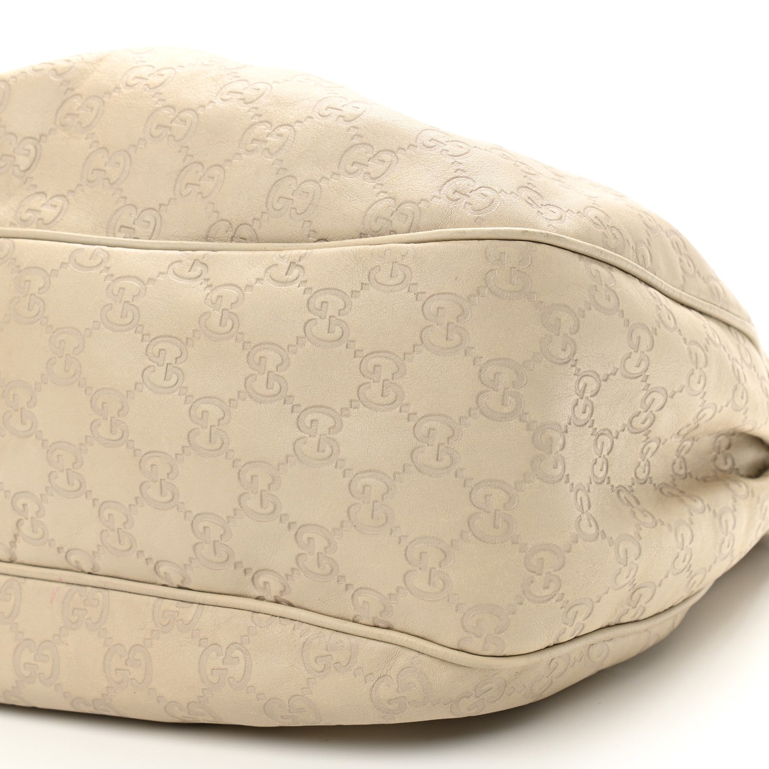 Gucci Guccissima Medium Sukey Hobo Off White 10 of 10