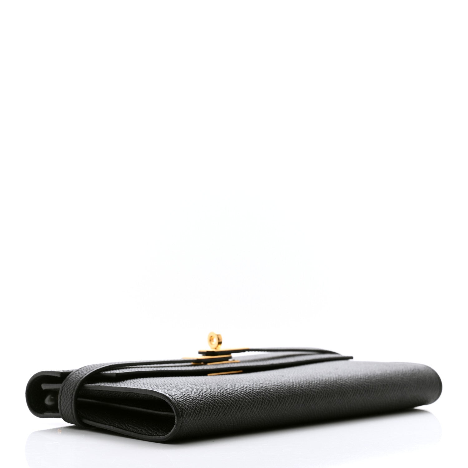 Hermes Epsom Kelly Longue Wallet Black 4 of 10