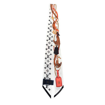 Louis Vuitton Silk Monogram Flowers And Straps BB Bandeau White 2 of 3