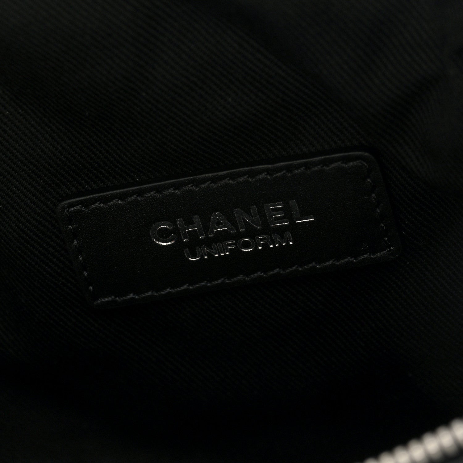 Chanel Lambskin Quilted Waist Belt Bag Black 6 of 10