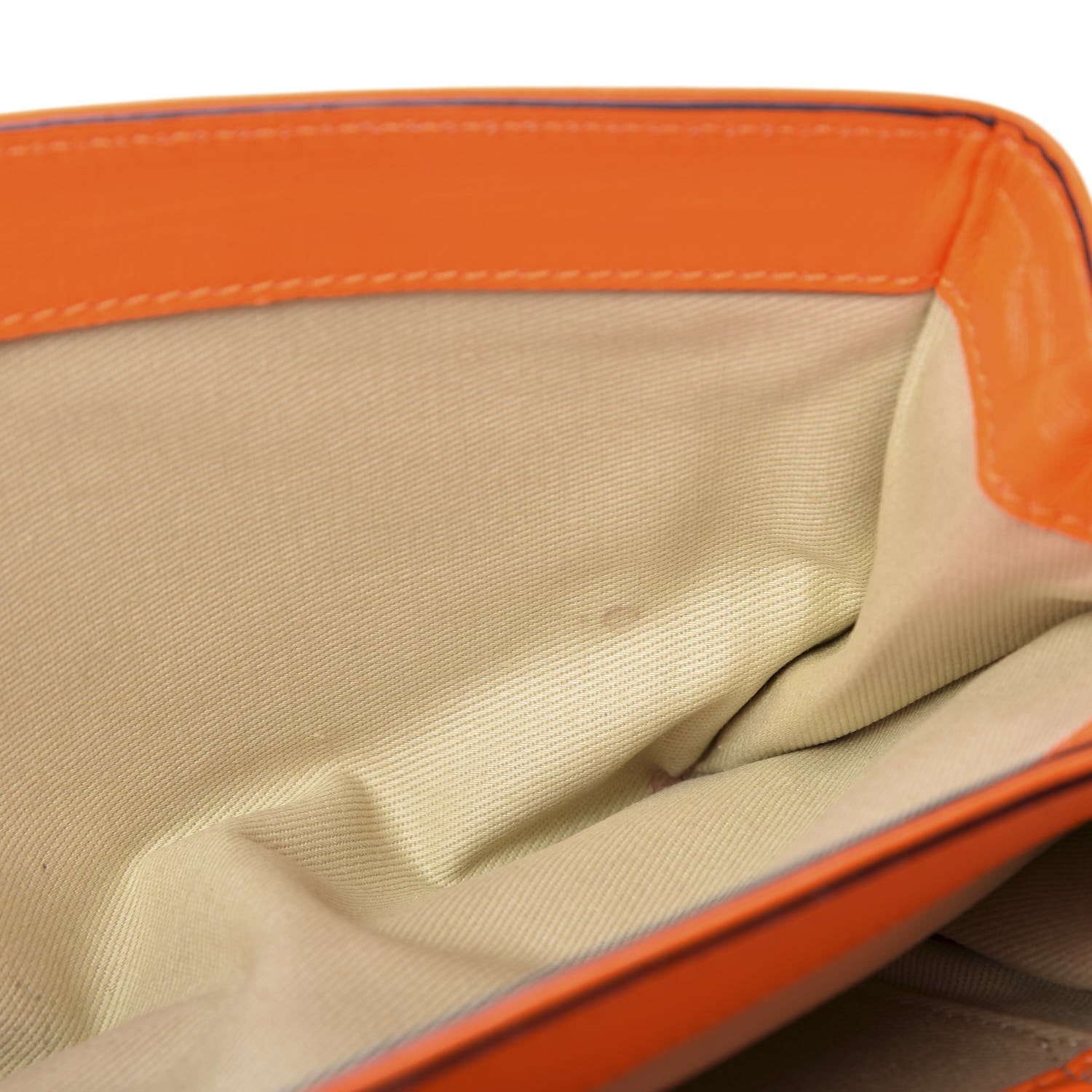 Valentino Garavani Calfskin Va Va Voom Shoulder Bag Orange 8 of 15