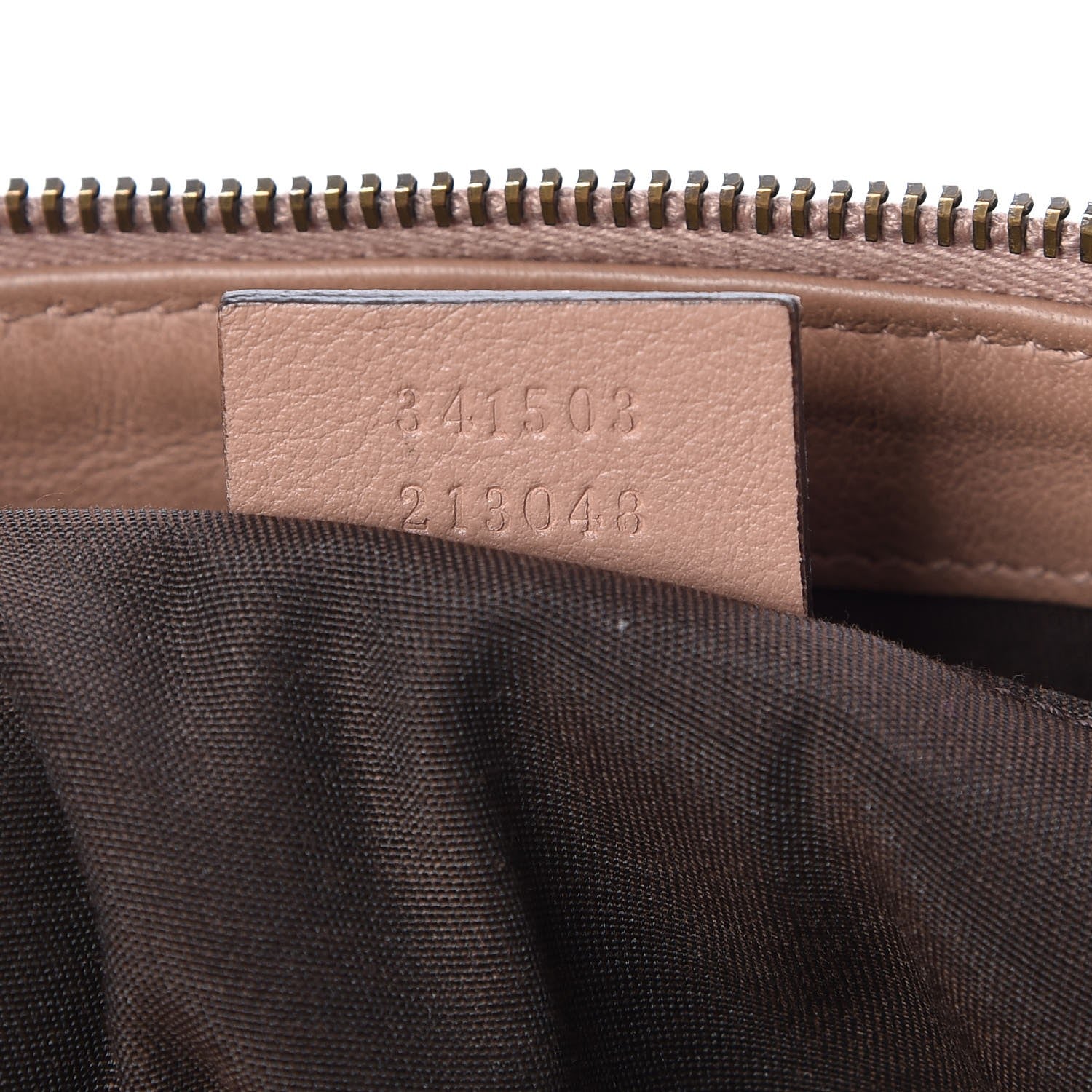 Gucci Guccissima Medium GG Charm Dome Satchel Winter Rose 7 of 8