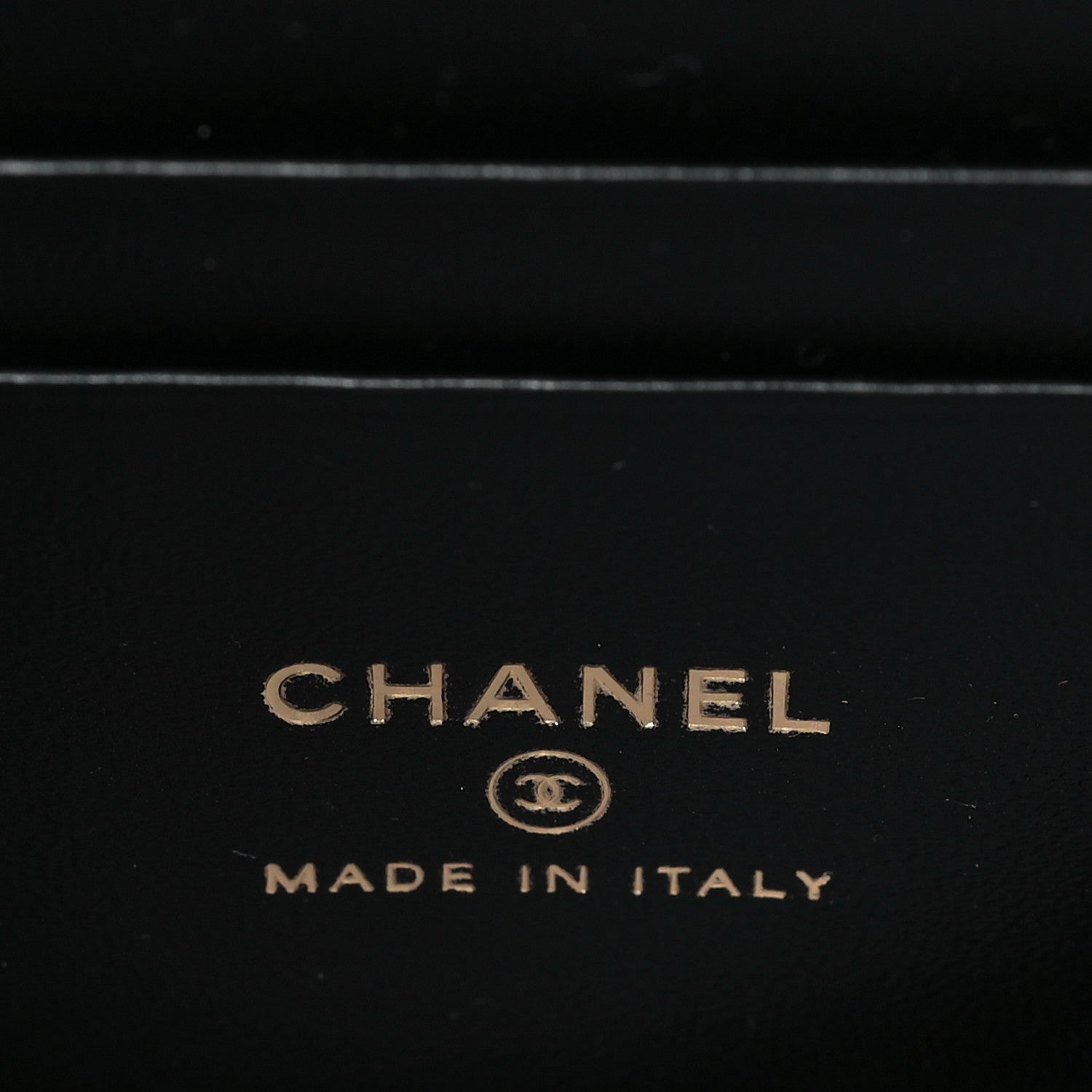 Chanel Lambskin Quilted Metal Small Top Handle Vanity Case With Chain Black 6 of 10