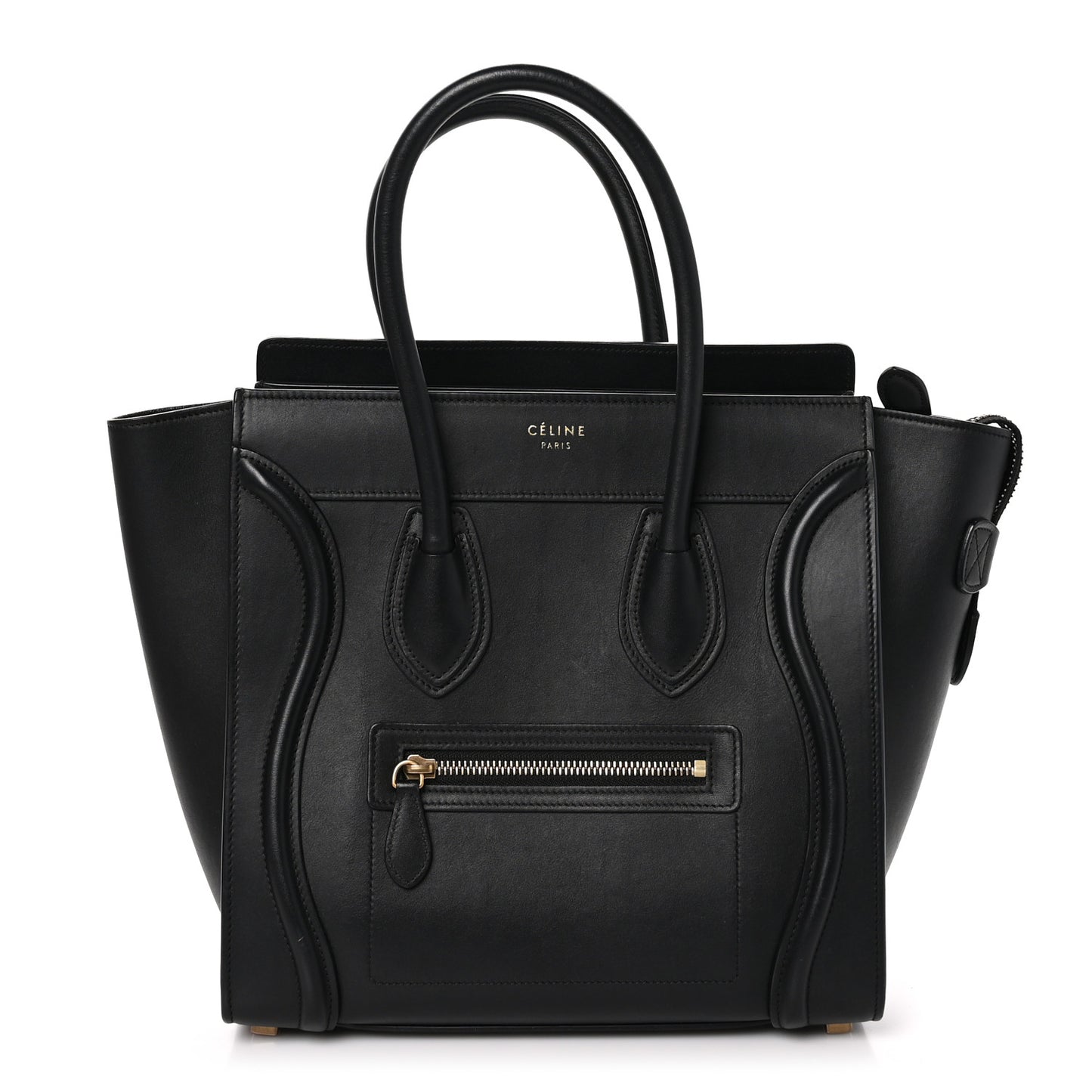 Smooth Calfskin Micro Luggage Black