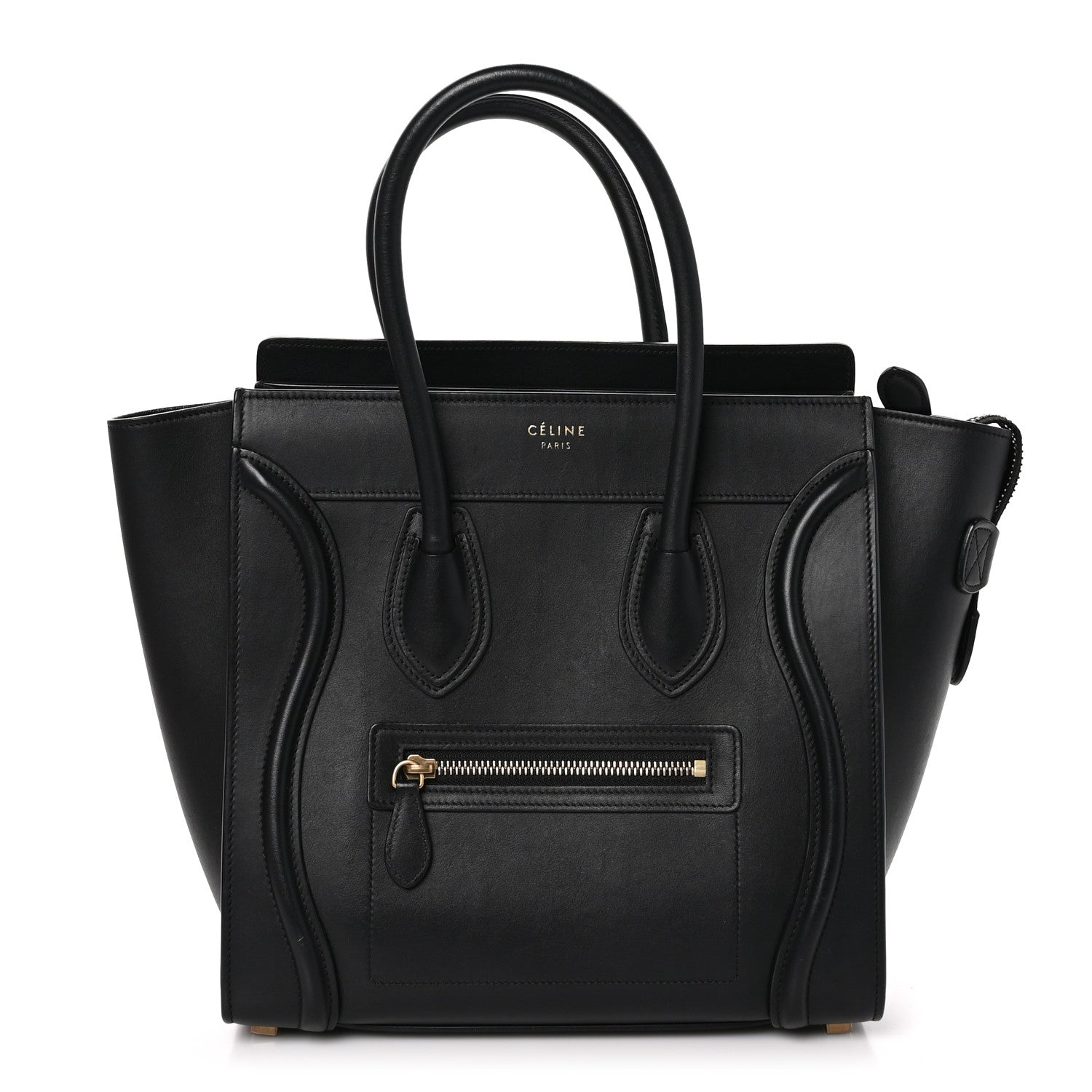 Celine Smooth Calfskin Micro Luggage Black 1 of 9