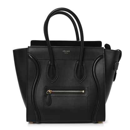 Celine Smooth Calfskin Micro Luggage Black 1 of 9