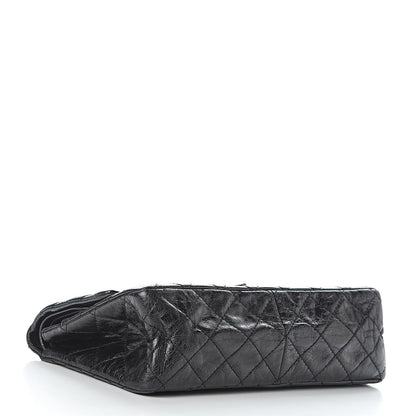 Chanel Glazed Calfskin Quilted 2.55 Reissue 226 Flap So Black 4 of 13
