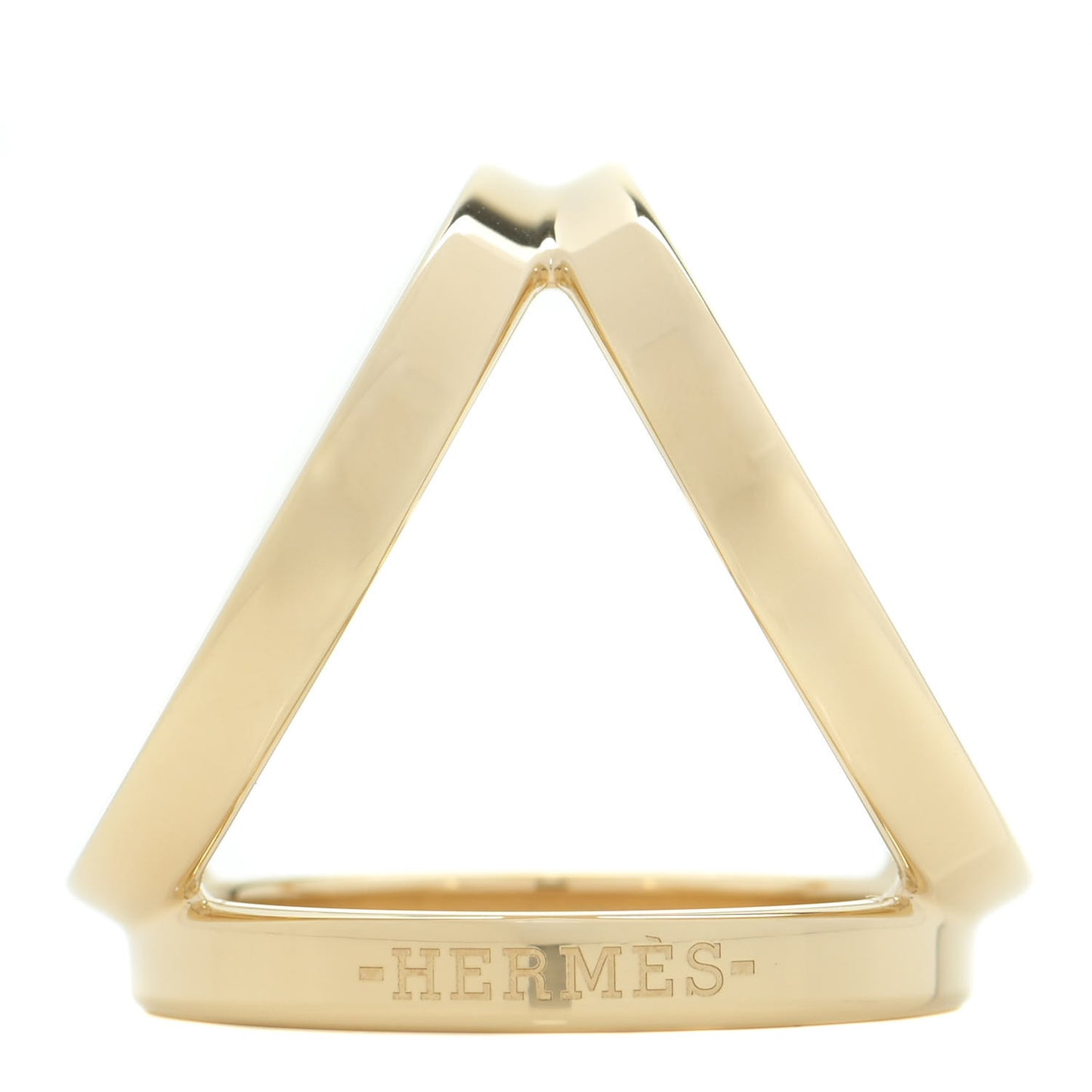 Permabrass Gold Plated Trio Scarf Ring
