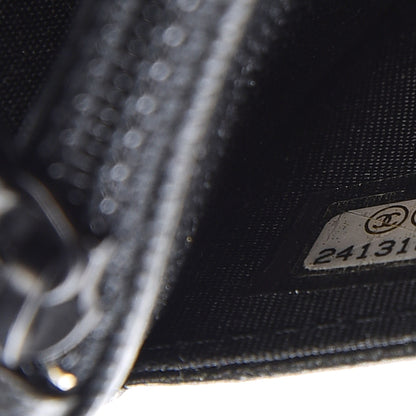 Chanel Caviar Quilted Boy Wallet On Chain WOC So Black 8 of 10