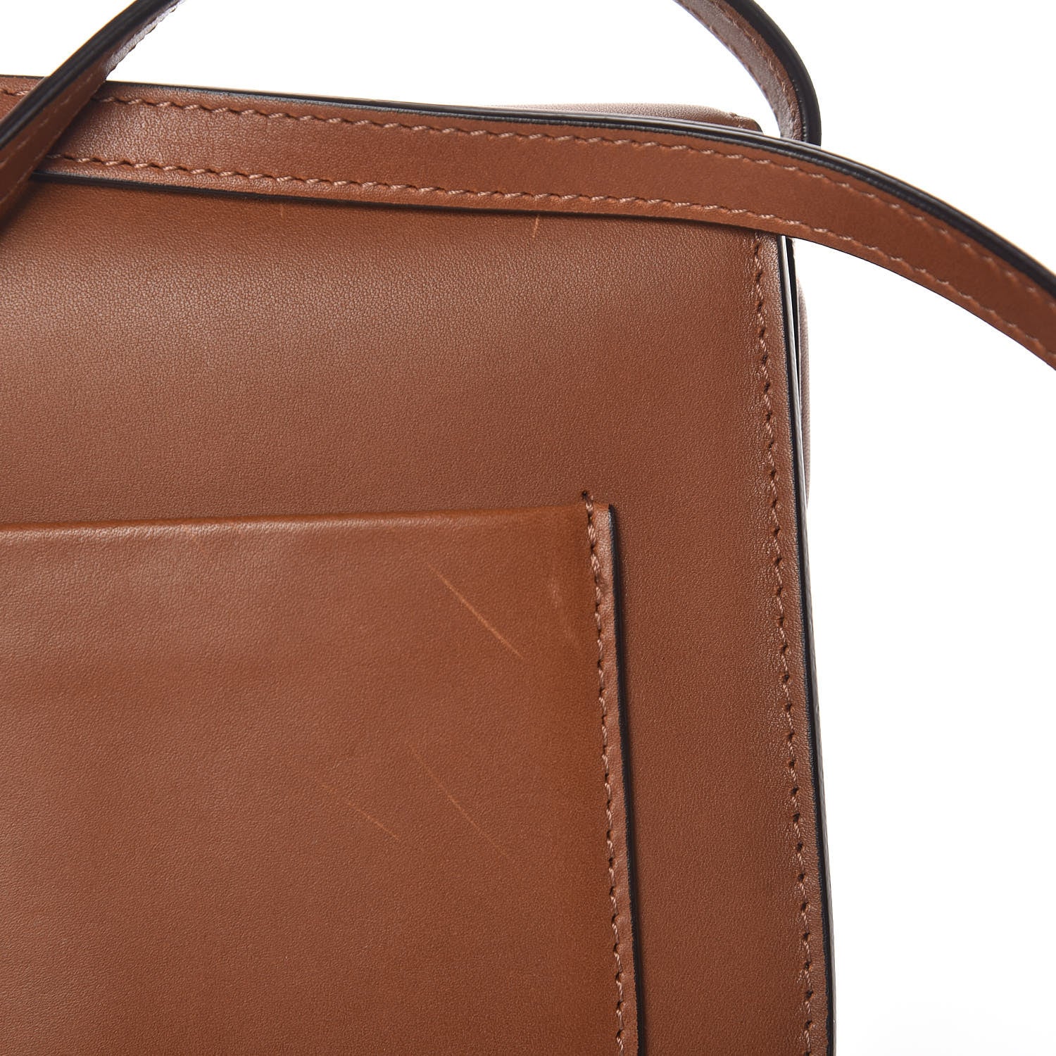 Celine Supersoft Calfskin Small Trotteur Caramel 9 of 12