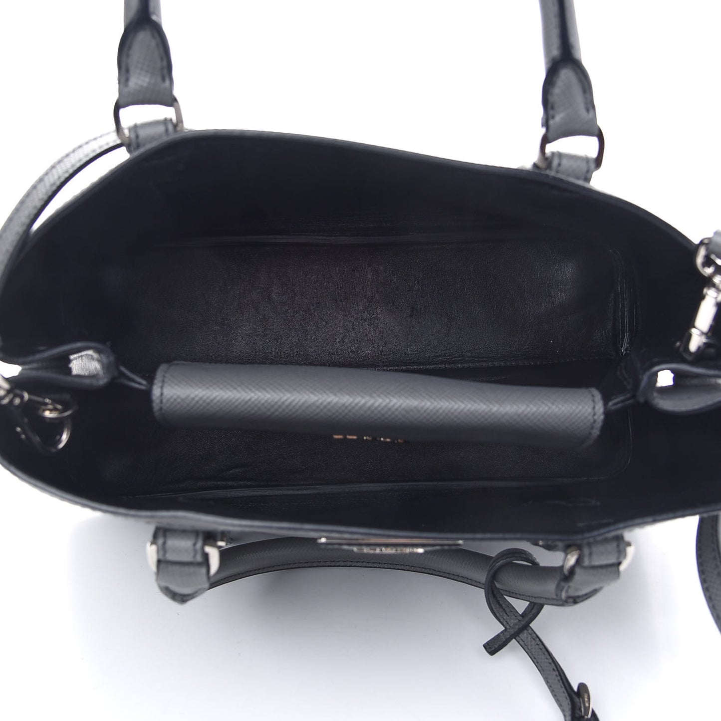 Saffiano Cuir Small Double Handle Tote Marmo