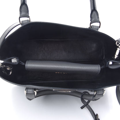 Prada Saffiano Cuir Small Double Handle Tote Marmo 5 of 8