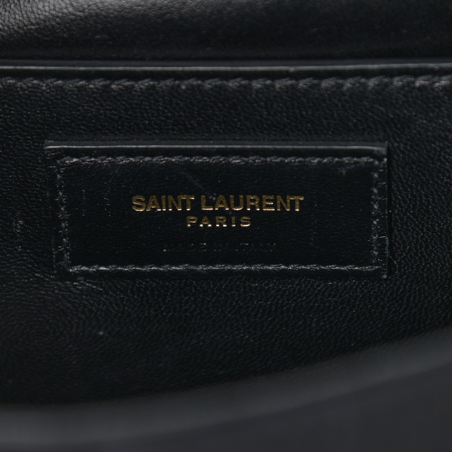 Saint Laurent Jersey Wool Patchwork Monogram Medium Jamie Baguette Black 6 of 12