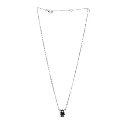 Bulgari Sterling Silver Ceramic Save The Children Pendant Necklace 3 of 4