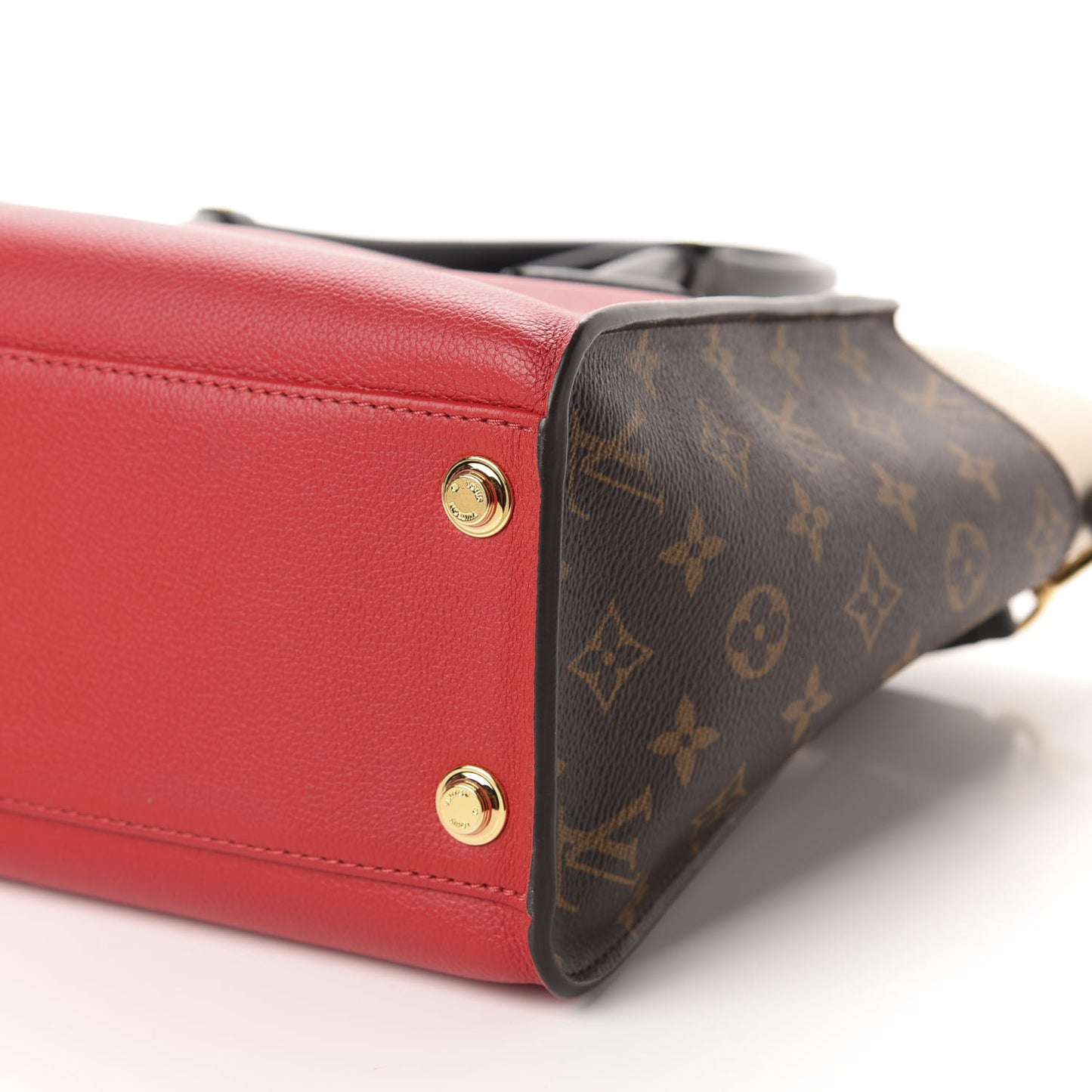 Calfskin Monogram On My Side Pirate Red