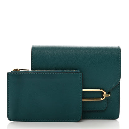 Hermes Evercolor Roulis Slim Wallet Vert Bosphore 3 of 8