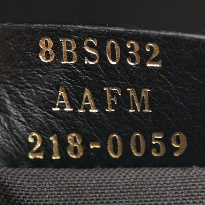 Fendi Vitello Soft F is Fendi Bi-Color FF 1974 Embossed Envelope Wallet On Chain with Pouches Maya Black 8 of 13