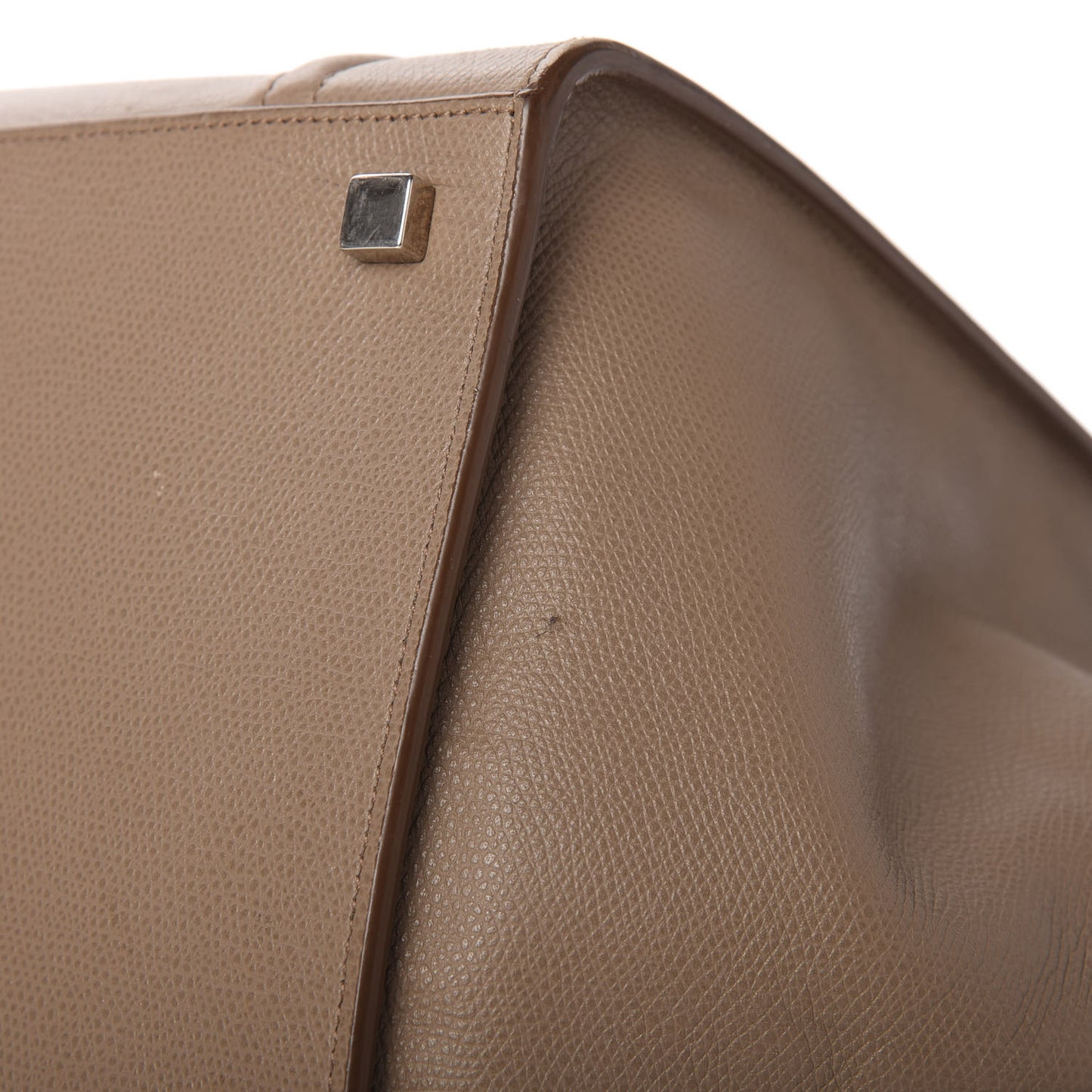 Grained Calfskin Medium Phantom Luggage Taupe