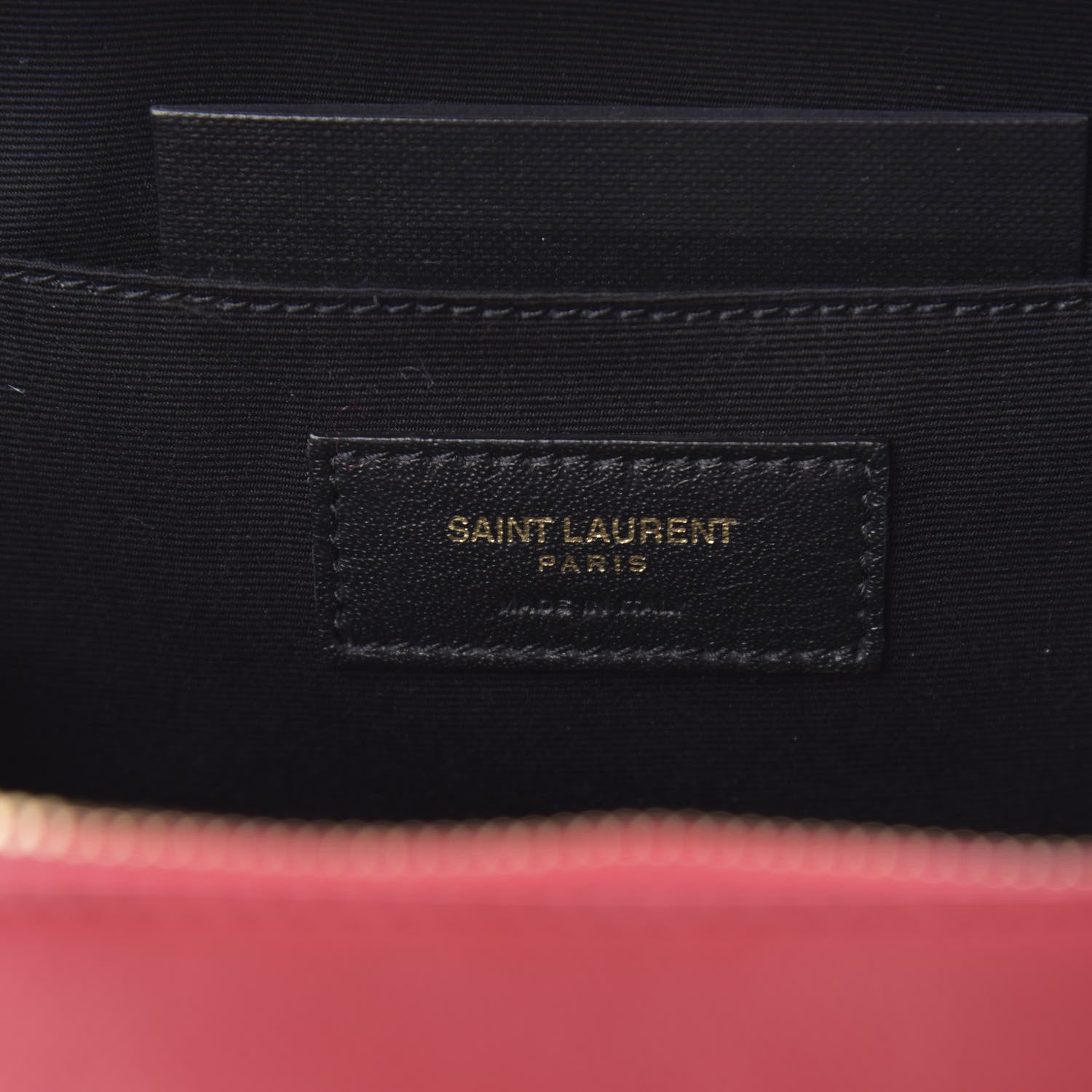 Saint Laurent Lambskin Matelasse Monogram Toy Vicky Camera Bag Red 6 of 10