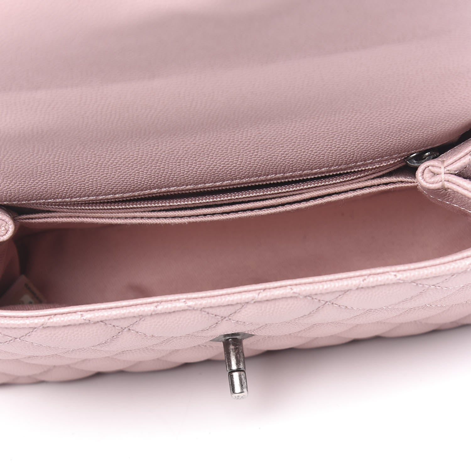 Chanel Caviar Quilted Mini Coco Handle Flap Pink 6 of 11