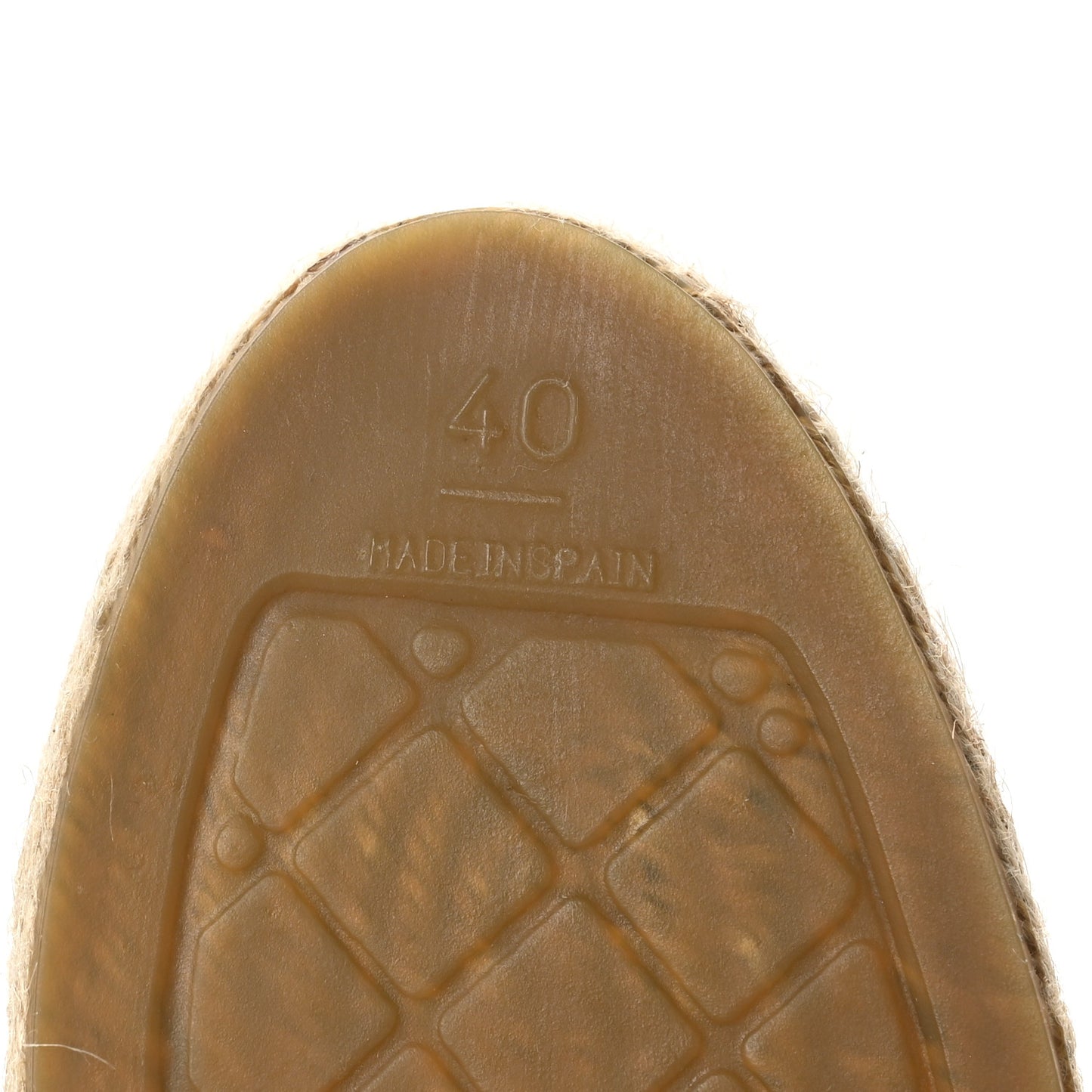Lambskin CC Espadrilles 40 Nude