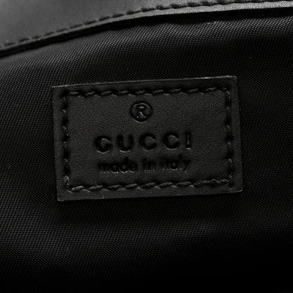 Gucci GG Supreme Monogram Web Messenger Diaper Bag Black Grey 6 of 14