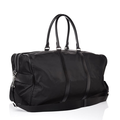 Prada Tessuto Nylon Saffiano Viaggio Duffle Black 3 of 6